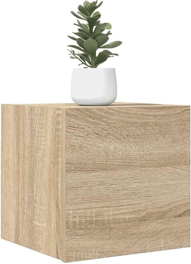 VidaXL Tv-wandmeubelen 4 st 30 5x30x30 cm sonoma eikenkleurig