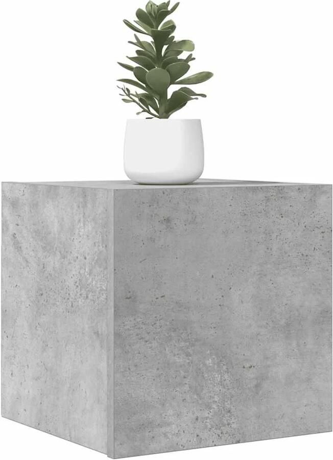 VidaXL Tv-wandmeubelen 4 st 30 5x30x30 cm betongrijs