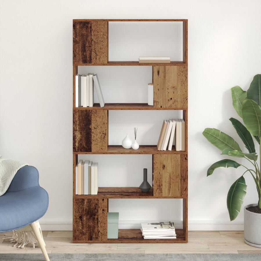 VidaXL Tv-meubelset Wandgemonteerd Bruin 80 x 24 x 156 cm Bewerkt hout