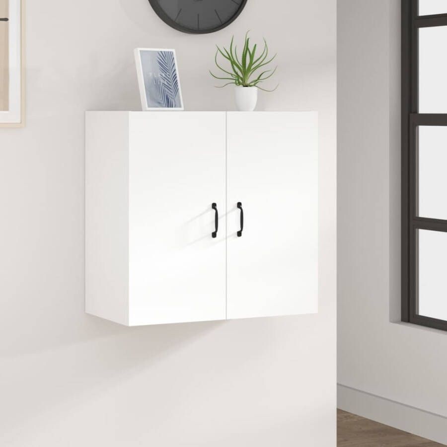 VidaXL Wandkast 60x31x60 cm bewerkt hout wit