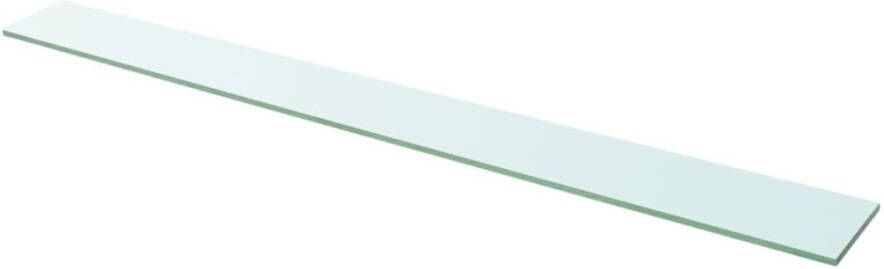 VidaXL Wandschap transparant 110x12 cm glas