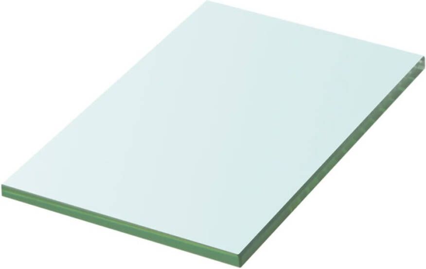 vidaXL Wandschap transparant 20x12 cm glas