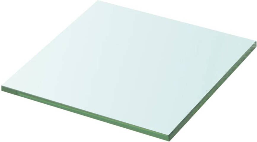 VidaXL Wandschap transparant 20x20 cm glas