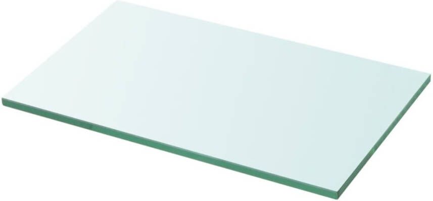 VidaXL Wandschap transparant 30x15 cm glas