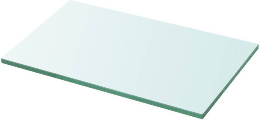 vidaXL Wandschap transparant 30x15 cm glas