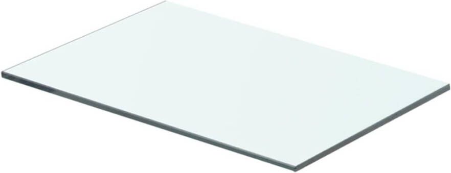 VidaXL Wandschap transparant 40x20 cm glas