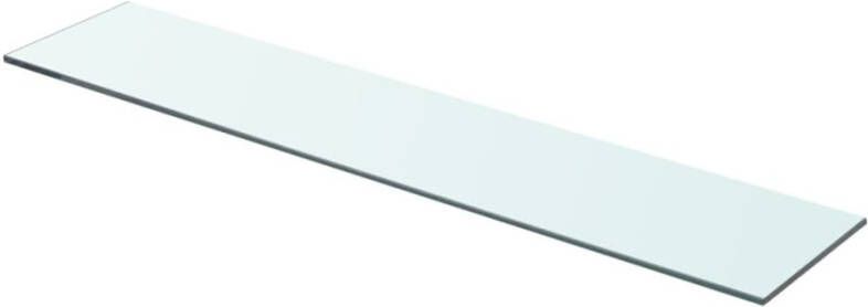 VidaXL Wandschap transparant 70x15 cm glas