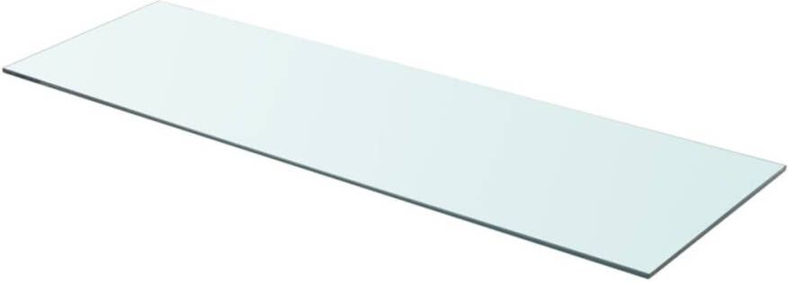 VidaXL Wandschap transparant 90x30 cm glas