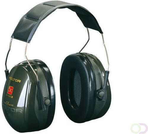 3M Oorkap Peltor Optime II zwart gehoorbescherming