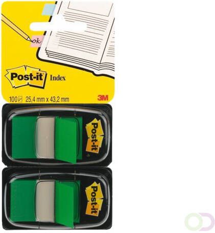 3M Post-it Indextabs 6802GRE 2 stuks groen