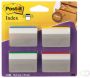 Post-it Indextabs 3M Post it 686 38x50.8mm strong gebogen assorti - Thumbnail 1