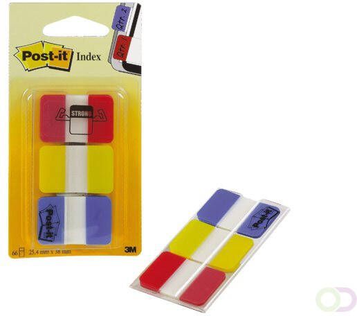 3M Post-it Indextabs 686RYB strong rood geel blauw