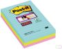 3M Post-it Memoblok 3M Post it 4690 Super Sticky 101x152mm Miami - Thumbnail 2