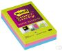 3M Post-it Memoblok 3M Post it 660 SSU Super Sticky 102x152mm rainbow - Thumbnail 1