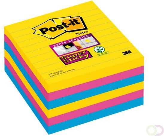 3M Post-it Memoblok 3M Post it 675 SSRO Super Sticky 101x101mm Rio