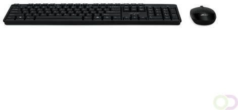 Acer Combo 100 toetsenbord Inclusief muis Kantoor RF Draadloos QWERTY US International Zwart