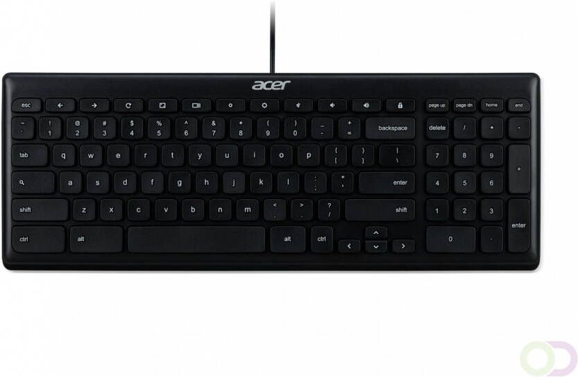 Acer DP.PR2EE.X71 toetsenbord USB QWERTY US International Zwart (DP.PR2EE.X71)