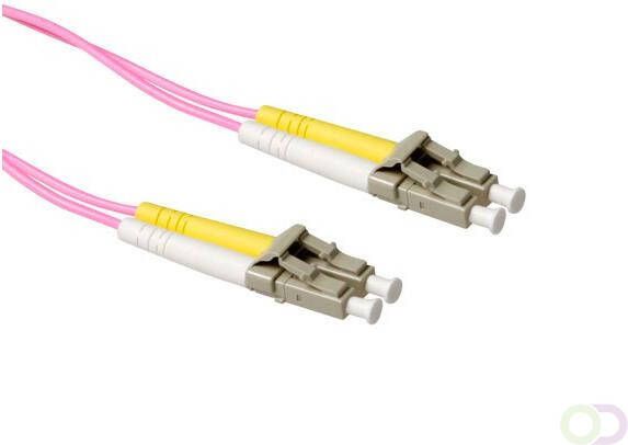 ACT 1m 50 125Âµm OM4 Glasvezel kabel LC Blauw (RL9701)