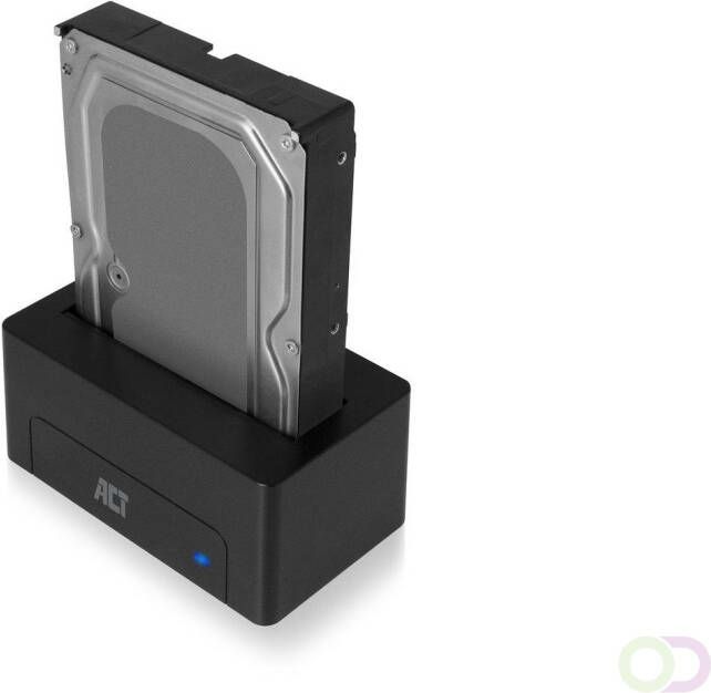 ACT AC1500 basisstation voor opslagstations USB 3.2 Gen 1 (3.1 Gen 1) Type-A Zwart (AC1500)