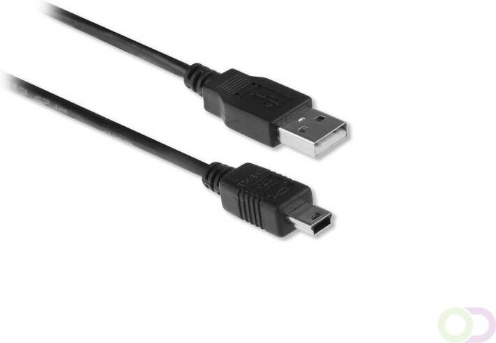 ACT AC3050 USB-kabel 1 8 m USB 2.0 USB A Mini-USB B Zwart (AC3050)