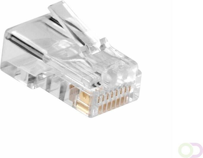 ACT AC4110 kabel-connector RJ45 Zilver Transparant (AC4110)