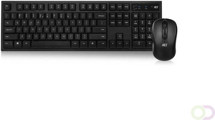 ACT AC5700 toetsenbord RF Draadloos QWERTY US International Zwart (AC5700)