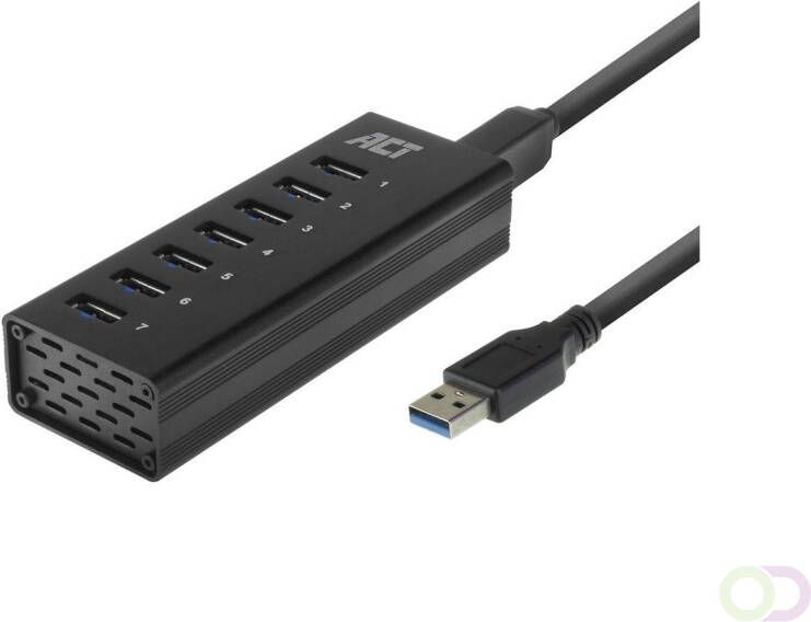 ACT AC6315 interface hub USB 3.2 Gen 1 (3.1 Gen 1) Type-A 5000 Mbit s Zwart (AC6315)