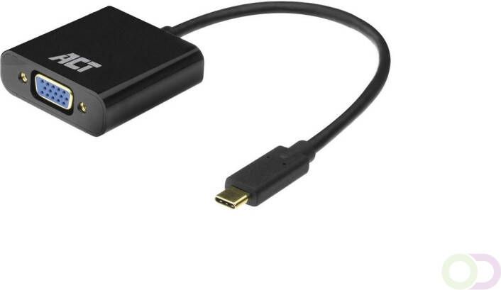 ACT AC7300 video kabel adapter 0 15 m USB Type-C VGA (D-Sub) Zwart (AC7300)