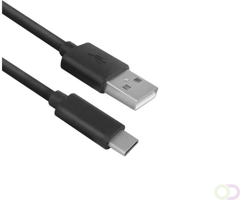 ACT AC7350 USB-kabel 1 m USB 2.0 USB C USB A Zwart (AC7350)