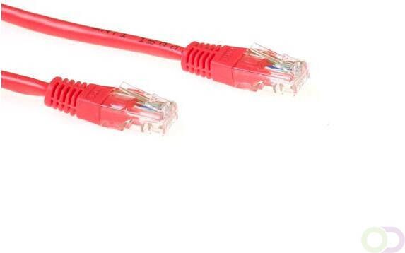 ACT Rode 5 meter UTP CAT6 patchkabel met RJ45 connectoren (IB8505)