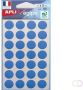 Agipa ronde etiketten in etui diameter 15 mm blauw 168 stuks 28 per blad - Thumbnail 2