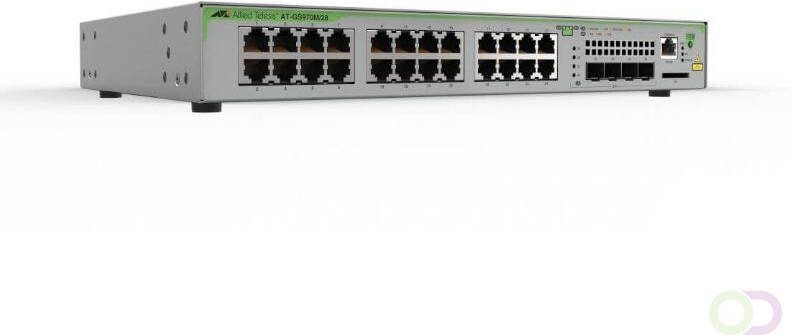 Allied Telesis AT-GS970M 18PS-50 Managed L3 Gigabit Ethernet (10 100 1000) 1U Grijs (990-005797-50)