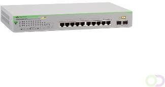 Allied Telesis GS950 10PS Managed Gigabit Ethernet (10 100 1000) Power over Ethernet (PoE) Groen Grijs (AT-GS950 10PS)