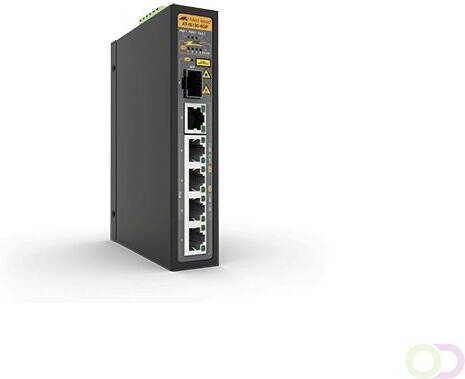 Allied Telesis IS130-6GP Unmanaged L2 Gigabit Ethernet (10 100 1000) Power over Ethernet (PoE) Zwart (AT-IS130-6GP-80)