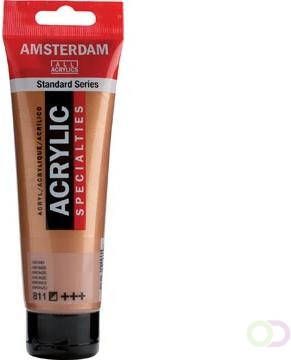 Amsterdam acrylverf tube van 120 ml Brons