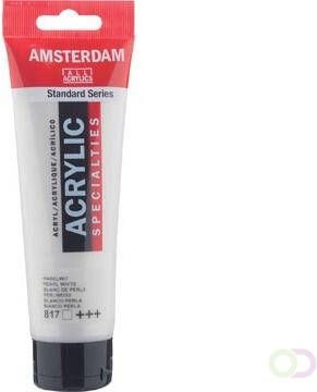 Amsterdam acrylverf tube van 120 ml Parelwit