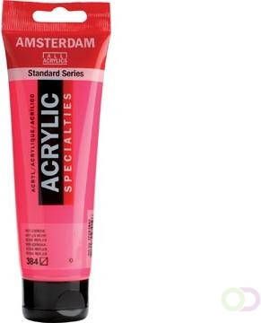 Amsterdam acrylverf tube van 120 ml Reflexroze