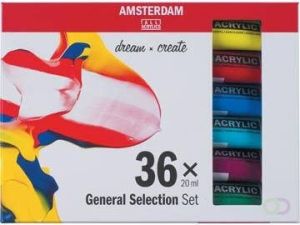 Amsterdam acrylverf tube van 20 ml doos van 36 stuks