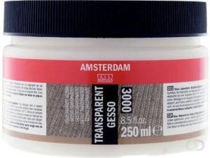 Amsterdam transparante gesso fles van 250 ml