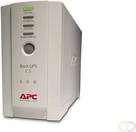 APC Back-UPS 500VA noodstroomvoeding 4x C13 uitgang USB (BK500EI)