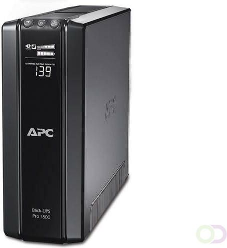 APC Back-UPS Pro BR1500GI Noodstroomvoeding 1500VA 10x C13 uitgang USB uitbreidbare runtime (BR1500GI)