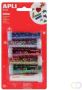 Apli Kids glitterpoeder blister met 6 tubes in geassorteerde kleuren - Thumbnail 1