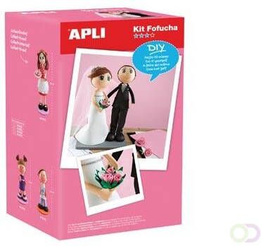 Apli Kids schuimrubber kit Fofucha bruidspaar