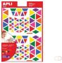Apli Kids verwijderbare stickers driehoek blister met 720 stuks in geassorteerde kleuren en groottes - Thumbnail 1