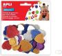 Apli Kids zelfklevende glitter harten blister met 50 stuks - Thumbnail 2