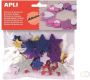 Apli Kids zelfklevende glitter sterren blister met 50 stuks - Thumbnail 2