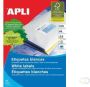 Apli Witte etiketten ft 99 1 x 38 1 mm (b x h) 1.400 stuks 14 per blad (2419) - Thumbnail 2