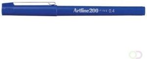 Artline Fineliner 200 rond 0.4mm blauw