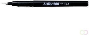 Artline 200 fineliner zwart