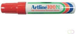 Artline Viltstift 100 schuin rood 7.5